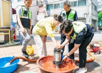 [동정] 이수희 강동구청장, 침수 취약지역 점검