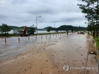 토사 유출된 세종 아람찬교