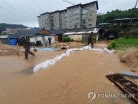 대민 지원 나선 50사단 장병들