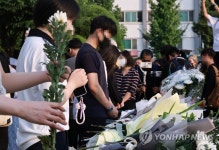 추모의 마음을 담은 조화