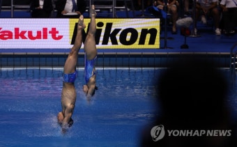 '환상의 호흡' 김수지-이재경, 다이빙 혼성 싱크로 4위 선전(종합)