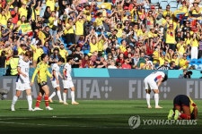콜롬비아에 0-2로 패한 한국