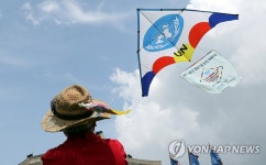 정전 70주년 기념 연 날리기