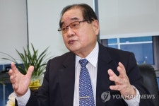 이종찬 광복회장, 연합뉴스와 인터뷰