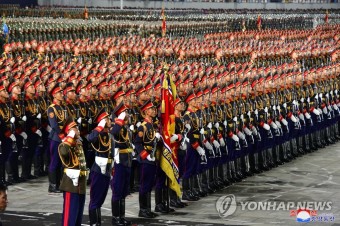 북한, '전승절 70주년' 야간 열병식 개최