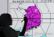 전국 대부분 지역 폭염 경보