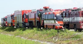 잼버리장 내 119 차량들