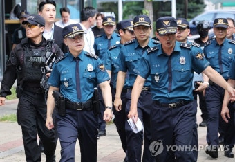 오리역 찾은 홍기현 경기남부경찰청장