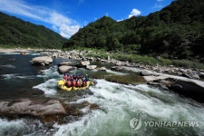 더위야 물러가라 인제 내린천 래프팅