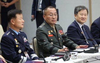 국방혁신위 2차 회의 참석한 김계환 해병대사령관