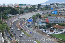 제주국제공항 앞 지하차도 임시 개통