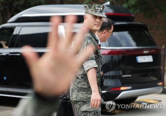 징계위원회 출석하는 박정훈 전 해병대 수사단장