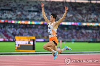 김장우, 세계육상선수권 남자 세단뛰기 24위로 예선 탈락