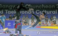 태권도 매력 흠뻑 시범경연대회 눈길