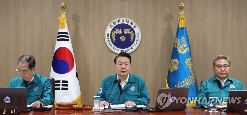 윤석열 대통령, 국가비상사태 대비 강화하며 한미동맹의 위용 드러내며 대북 대응 강조