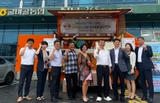 농협손해보험 전남총국, 굴비골농협서 커피차 이벤트