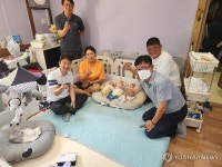 우렁찬 세쌍둥이 울음소리에 횡성 안흥면 경사 났네(종합)