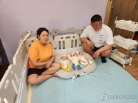 우렁찬 세쌍둥이 울음소리에 횡성 안흥면 경사 났네