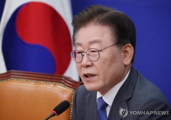 이재명 대표, 당 대표 취임 1주년 기자간담회