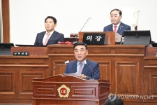 추경예산안 설명하는 김두겸 울산시장