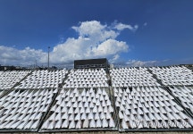 생선말리는 어촌의 가을 풍경