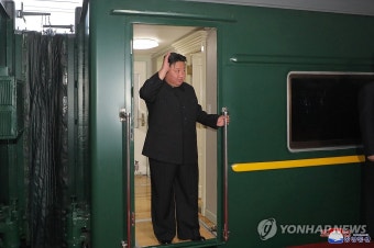 김정은, 러시아 방문위해 평양출발