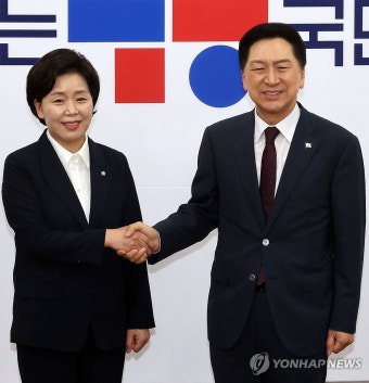 김기현 대표와 양향자 대표