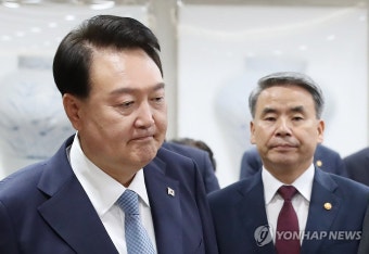 윤석열 대통령과 이종섭 국방부 장관