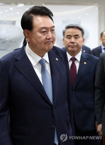 윤석열 대통령과 이종섭 국방부 장관