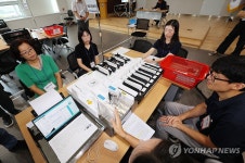 모의개표 실습하는 인천선관위