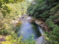 인제 용소폭포 가을풍경