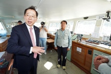 조승환 장관, 추석 앞두고 대천연안여객터미널 현장점검