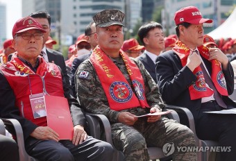 서울수복 기념행사 참석한 김계환 해병대사령관
