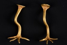 양산 북정리고분군에서 출토된 금제새다리