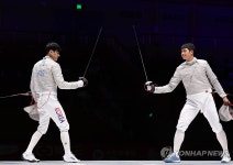 [아시안게임] 구본길 4연패 저지한 오상욱 
