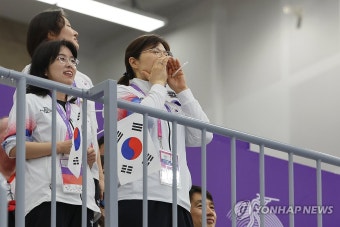 [아시안게임] 장미란 문체부 2차관, 항저우서 한국선수단 격려