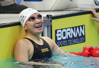 이은지, 여자 배영 200m 동메달