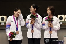 여자 25m 권총 단체전 동메달