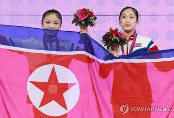 [아시안게임] 체조·펜싱·수영서 이어진 금맥…북한 안창옥은 2관왕