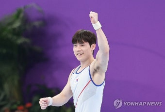 [아시안게임] 체조·펜싱·수영·게임서 이어진 금맥…북한 안창옥은 2관왕(종합)