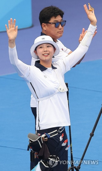 임시현 은메달 확보, 양궁 결승 진출