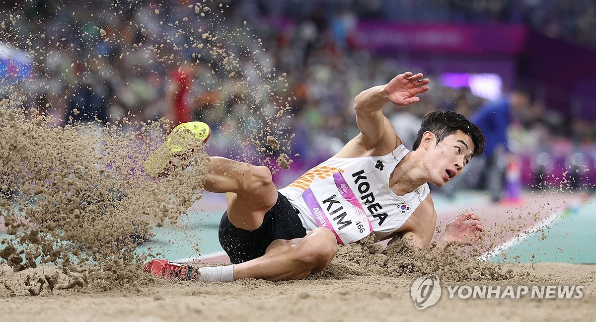 김장우, 파리 올림픽 남자 세단뛰기 예선에서 26위 탈락
