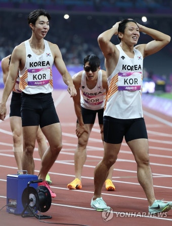 남자 400ｍ 계주, 동메달 획득