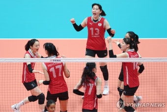 [아시안게임] 여자배구, 17년 만이자 역대 두 번째 '노메달'…중국에 완패