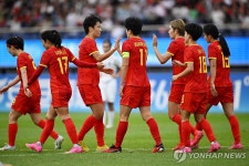 [아시안게임] 중국, 우즈베키스탄 7-0 완파하고 여자 축구 동메달