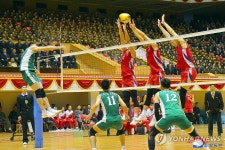 북한, 노동당 창건 78주년 경축 남자배구경기 개최