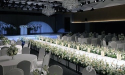 하나금융, 무료 웨딩홀 하나 그랜드 홀 1호 부부 탄생