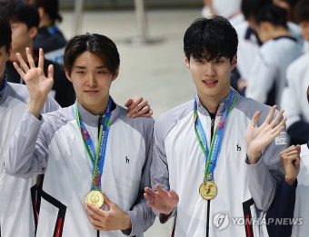 [전국체전] 황선우, 역대 최초 3연속 MVP 받나…김우민 남은 경기 포기