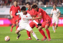 한국이란 큰 벽에 막힌 베트남 축구