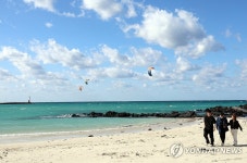 가을 바다 산책